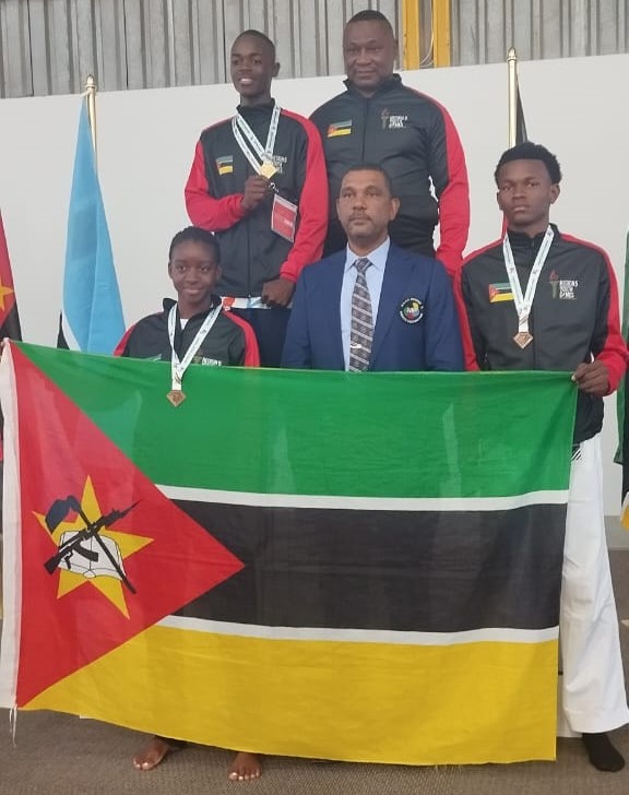 Moçambique Faz História com Estreia Memorável no Karate nos Jogos da Juventude da Região 5